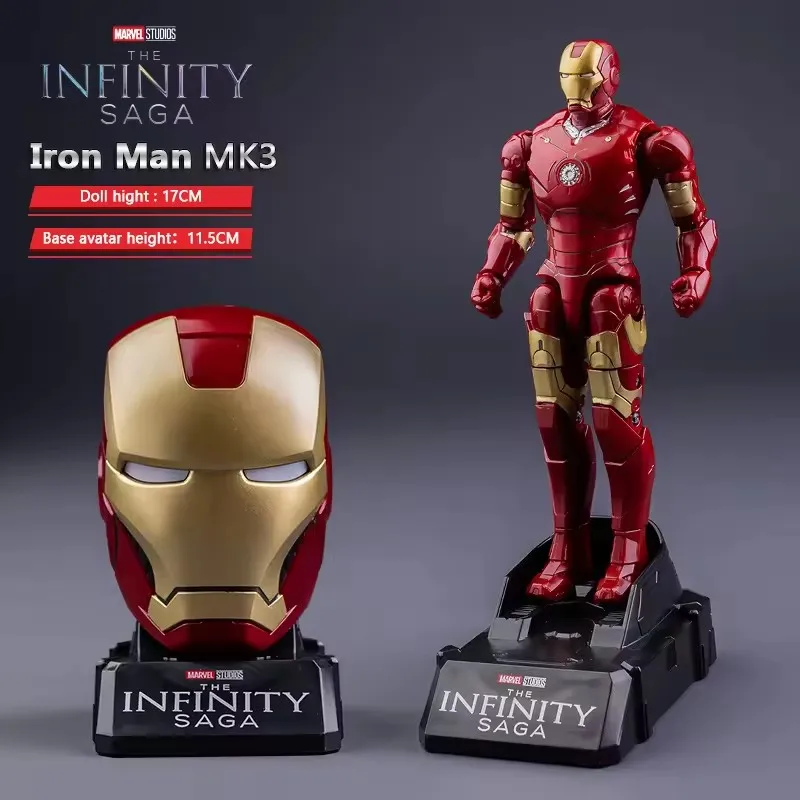 Marvel Iron Man SpiderMan Captain America articulations mobilité transformer forme figurine PVC modèle recueillir ornements jouets cadeaux