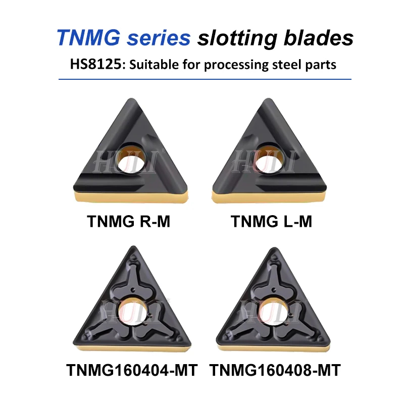 HADSTO TNMG Touriste Document Steel Special Series TNMG160sedi08 12-stuff TNMG160sedi08R-M L-M HS8125 CNC Tour Tool Carbide Turning Blade