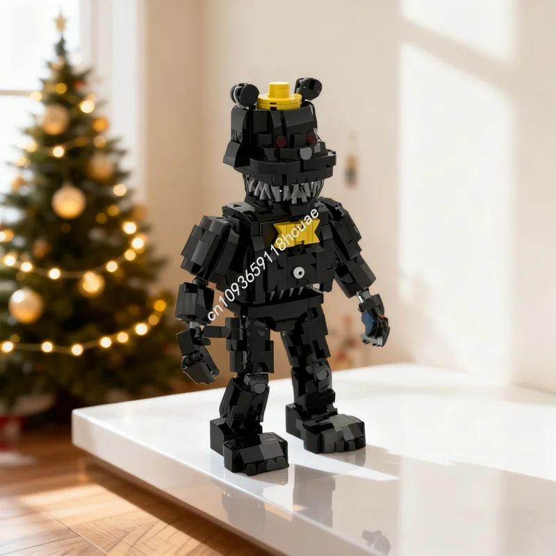 

890 шт. MOC «Кошмар», модель, строительные блоки, архитектура, сборка игрушек, сделай сам, креативная идея, образование, рождественские подарки для детей