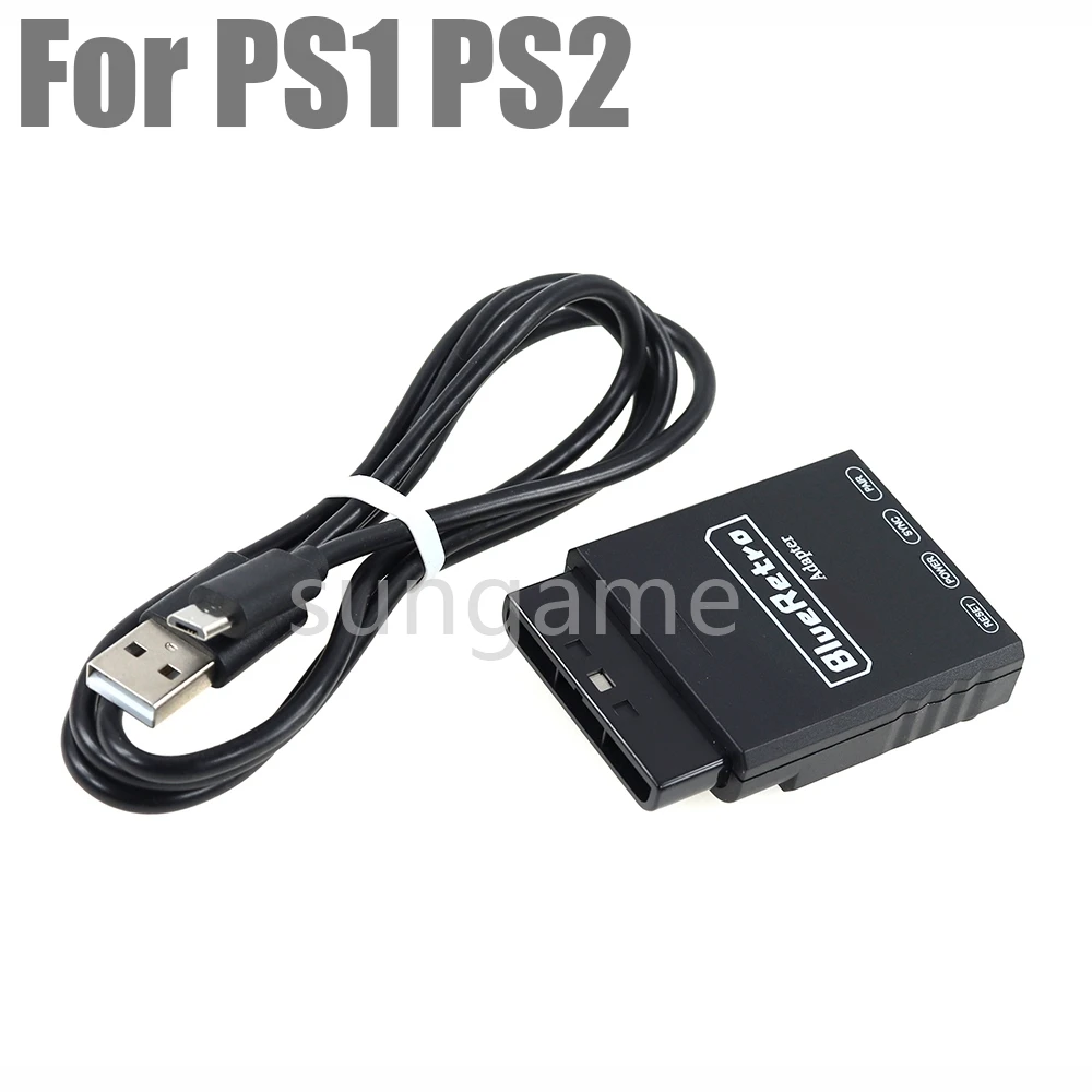 Convertitore adattatore compatibile Bluetooth per gamepad wireless da 1 set per console di gioco PS1/PS2
