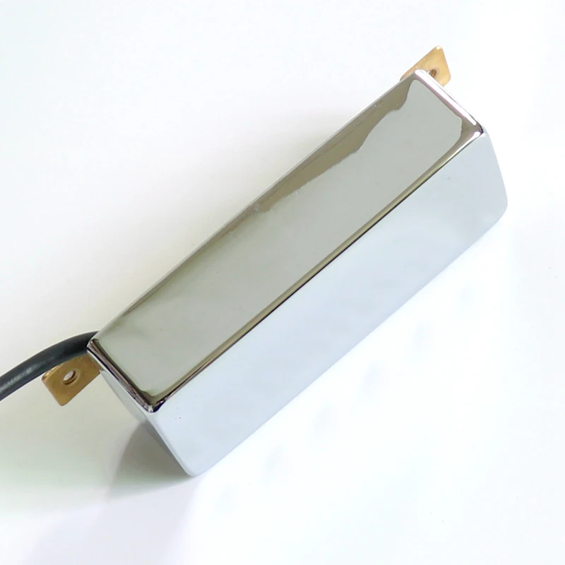 Donlis Closed Cover Mini Humbucker LP Guitar Pickup In Gold Chrome Colors With Splitting Wire for DIY Parts