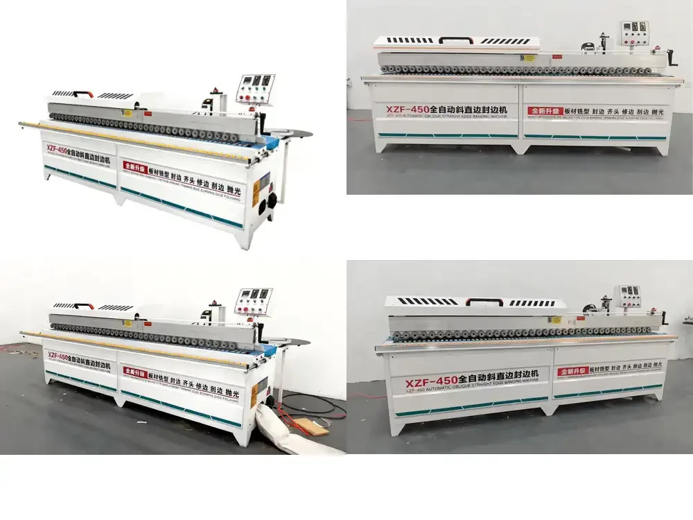 

High Speed Automatic Bevel PVC Edge Banding Machine Melamine 45 Degree Furniture Edge Banding Machine for Sale