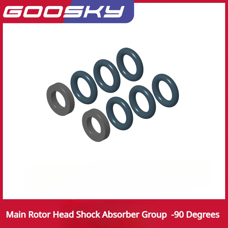 GOOSKY RS7 RC Model Helicopter Parts Main Rotor Head Shock Absorber Group- 90 Degrees - 80 Degrees - POM