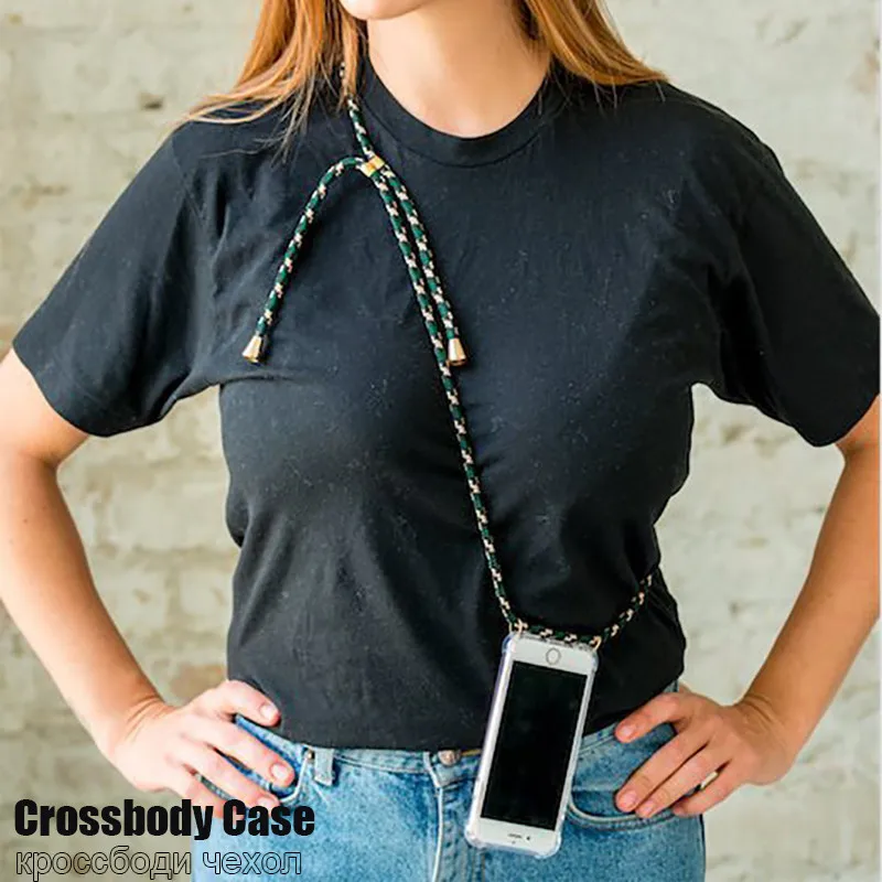 Strap Cord Chain Phone Case For Nokia 7.1 8.1 6.1 5.1 3.1 2.1 8.3 6.3 5.3 2.3 1.3 2.2 3.2 4.2 6.2 7.2 Necklace Lanyard TPU Cover