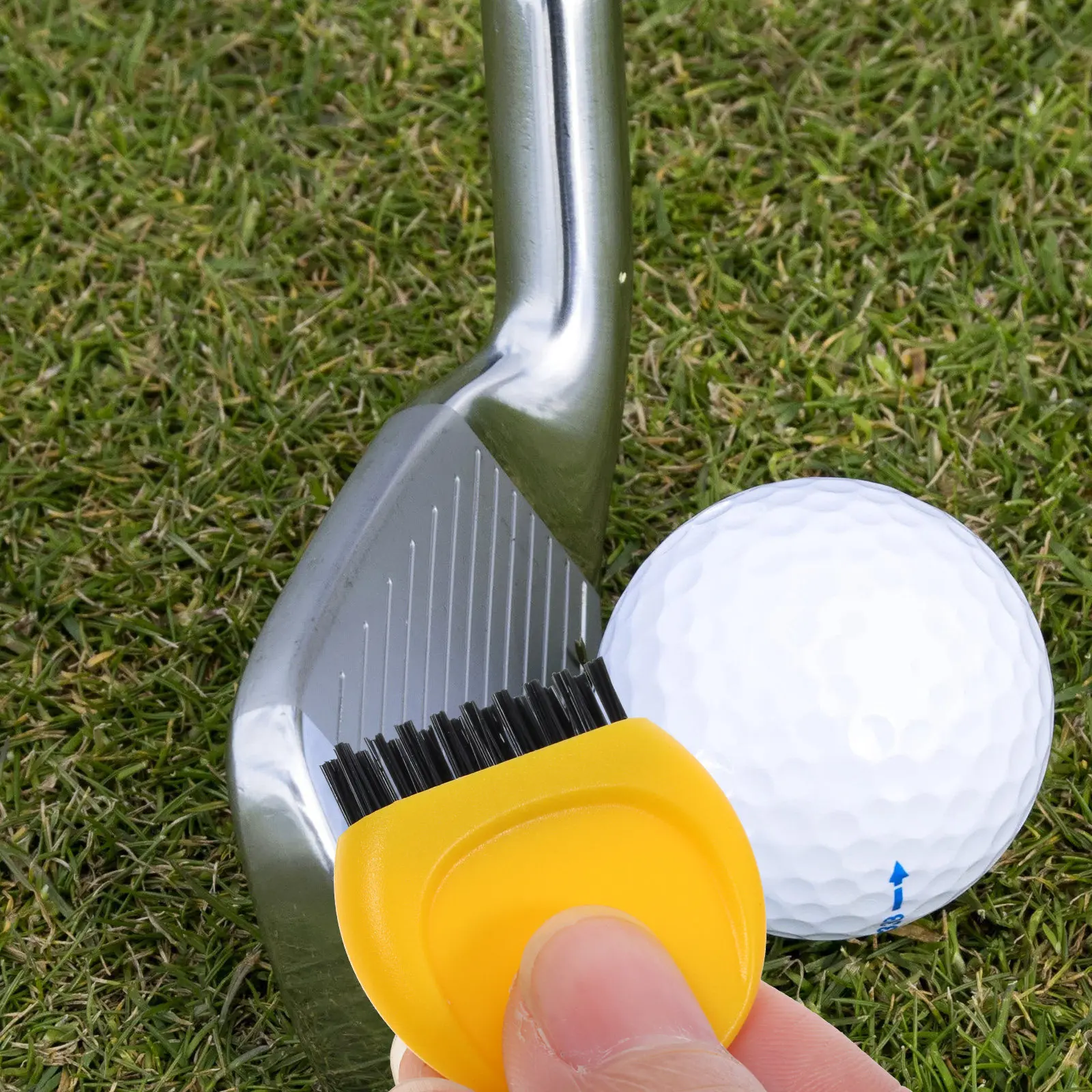 4Pcs Golf Club Brush Reusable Lightweight PP Nylon Material Portable Golf Cleaning Tool for Practice and Outdoor Golfing