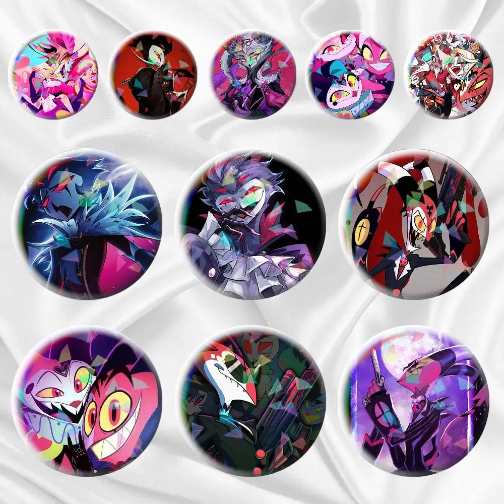 

Helluva Boss B-Blitz Beelzebub 75mm 44mm 25mm Brooch Backpack Hat Pins Accessories Toys Badge