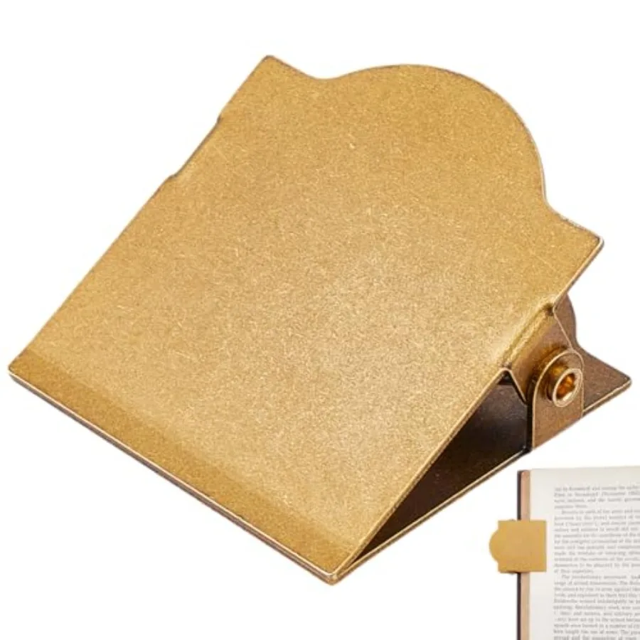 Vintage Metal Book Clip Blank Gold Travelers Notebook Clips Small Binder Clamps Page Holder Bookmark for TN Document File Organ
