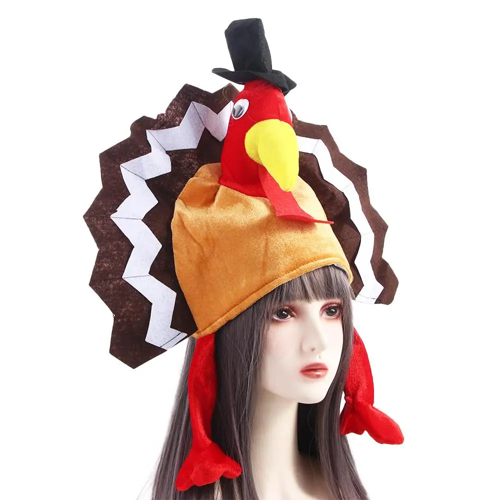 Themed Party Chicken Leg Turkish Hat Christmas Thanksgiving Day Chicken Feet Cute Caps Turkey Hat Festival Costume