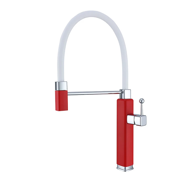 الموضة الراقية الجديدة العالمي سحب صنبور المطبخ يمكن أن تدوير بالوعة