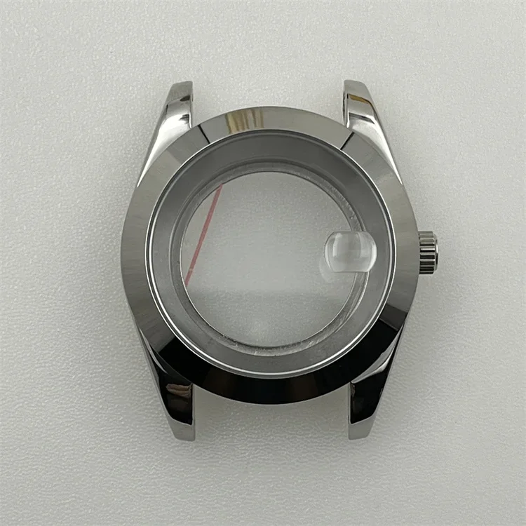 

41mm Case Watch Bracelet Sapphire Glass Crystal Waterproof for Datejust NH35 NH36 Movement Clear Back Cover Watch Accessories