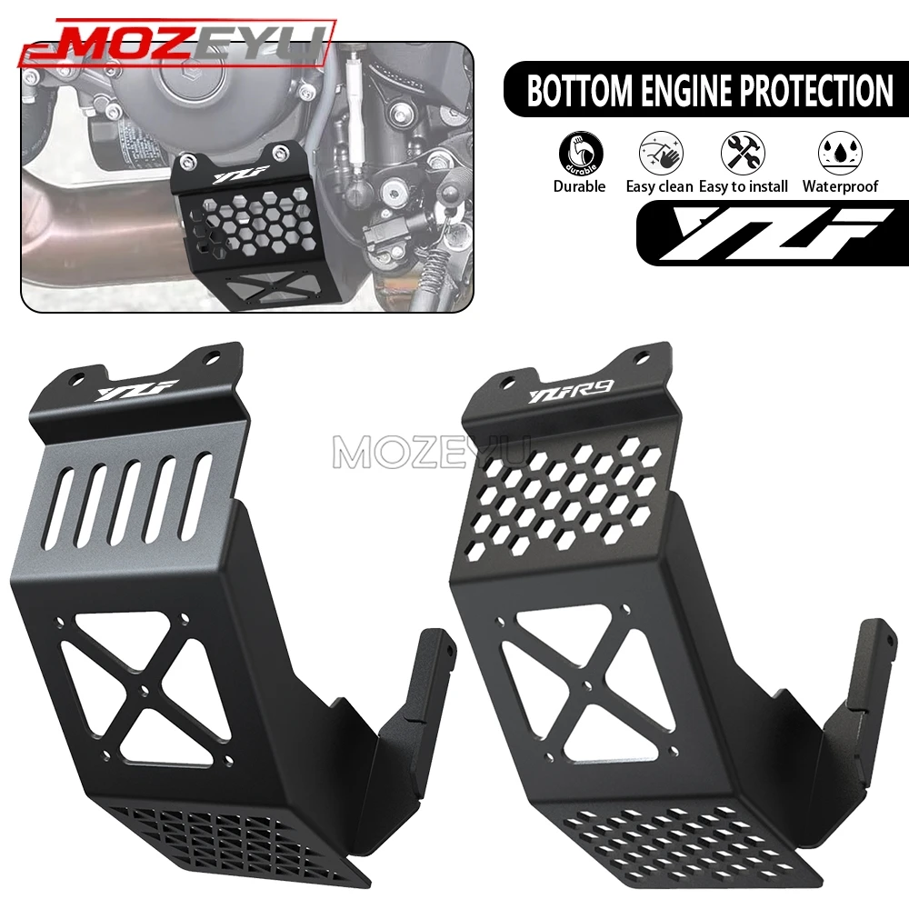 

MOZEYU New Accessories For YAMAHA R9 YZF R9 YZFR9 YZF-R9 2025 2026 2027 Skid Plate Bash Frame Engine Guard Cover Protector