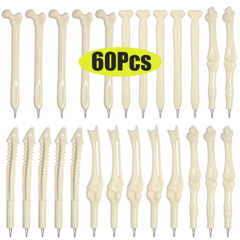 60-penne-a-sfera-a-forma-di-osso-ergonomiche-a-forma-di-scheletro-articoli-di-cancelleria
