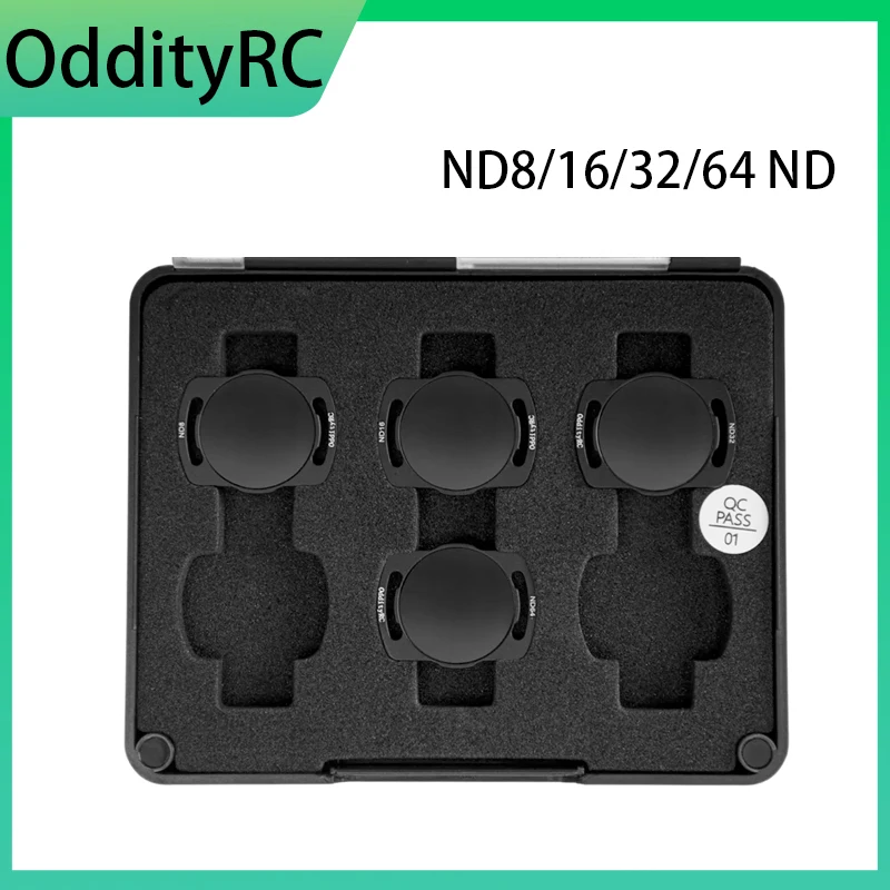

OddityRC ND8/16/32/64 ND Filter Four Piece Set Suitable for DJI O3 Sky End