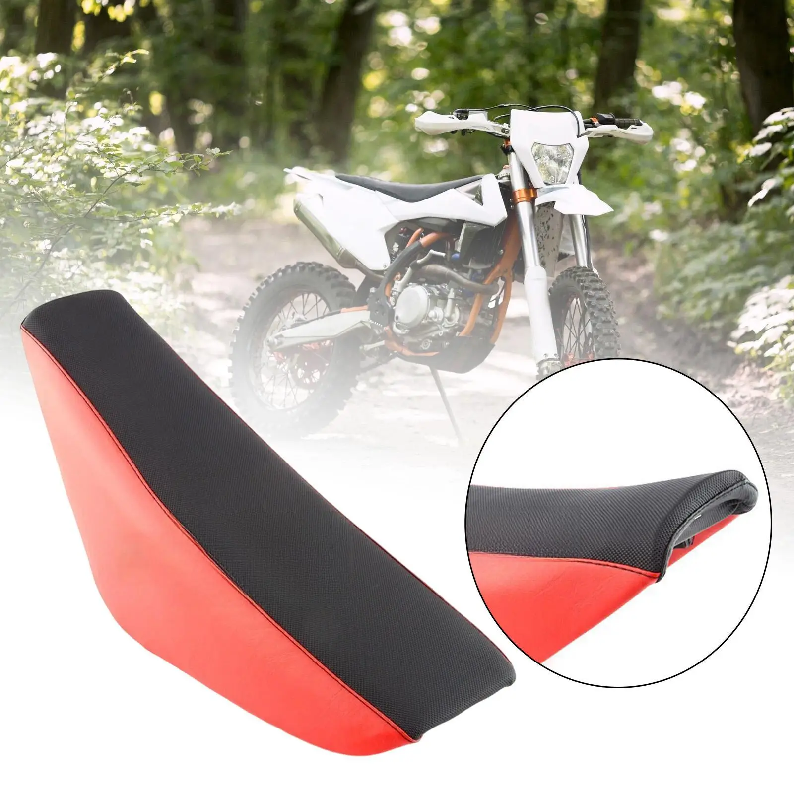 Outdoor Riding Motorcycle Seat Cushion Sponge Nonslip Saddle for CRF50 110cc 125cc 140cc Adult Dirtbike