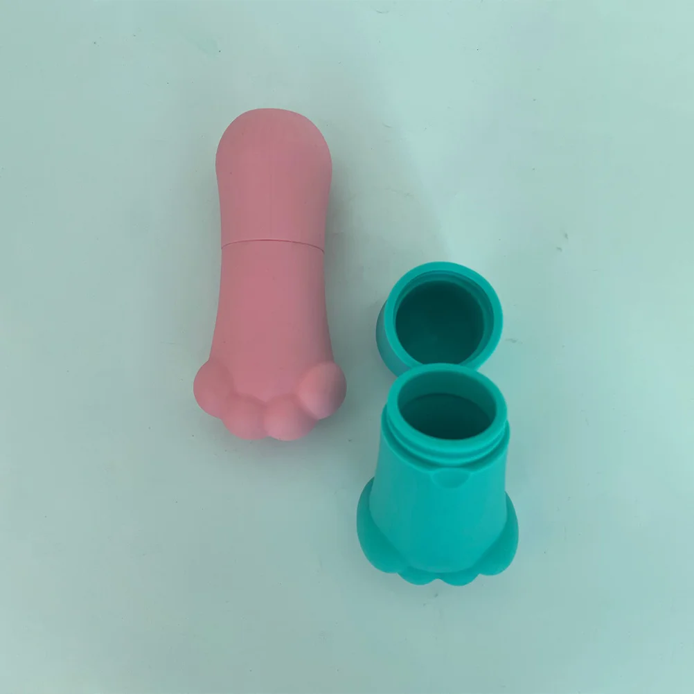 

2 Pcs Ice Massage Tool Face Beauty Skin Roller Mold Silicone Facial Care Massager