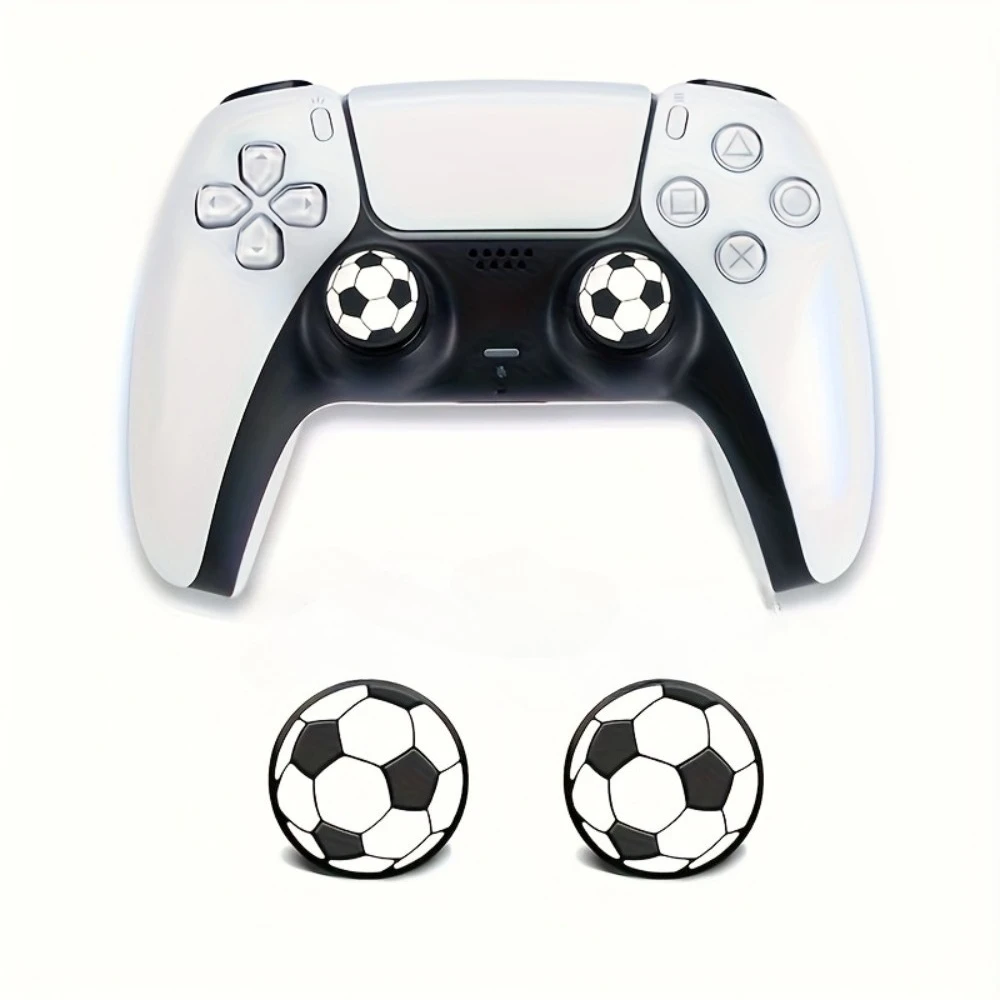 4-6-8pcs Soccer Ball Thumb Grips for PS5/PS4/Xbox, Anti-Slip Controller Analog Stick Covers