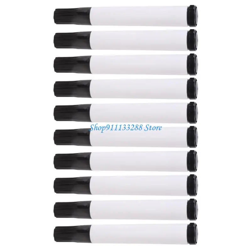 G88D Bulk Pack 10 Smooth Writing Dry Erases Pen Rod Visible Level Office School