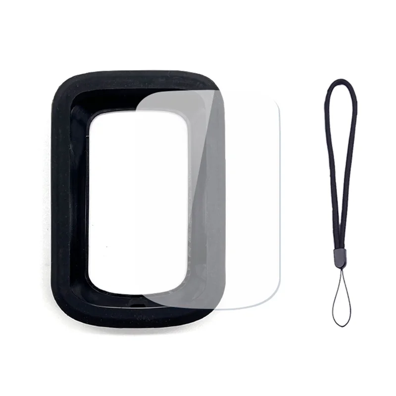 Велосипедный силиконовый защитный чехол для IGPSPORT BSC200, чехол GPS для защиты велосипедного компьютера с пленкой для экрана, черный, насыщенный