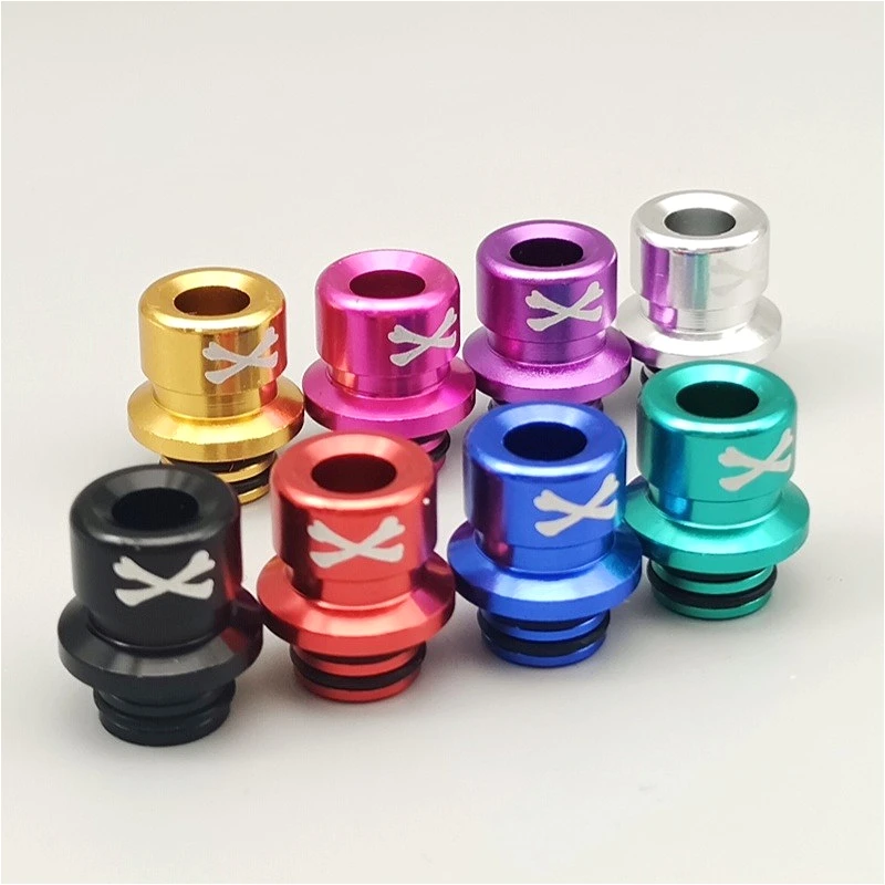 

1pc Aluminum 510 X BONE DRIP TIP Colorful Straw Joint