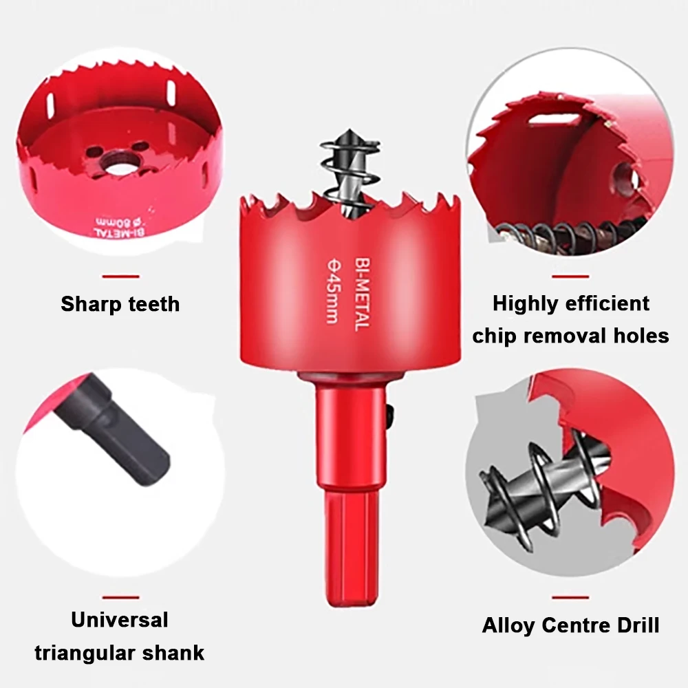 15-300 مللي متر هول المنشار مجموعة M42 عالية السرعة الصلب مثقاب الحفر تاج للمعادن سبائك الفولاذ المقاوم للصدأ البلاستيك أدوات قطع الخشب #2