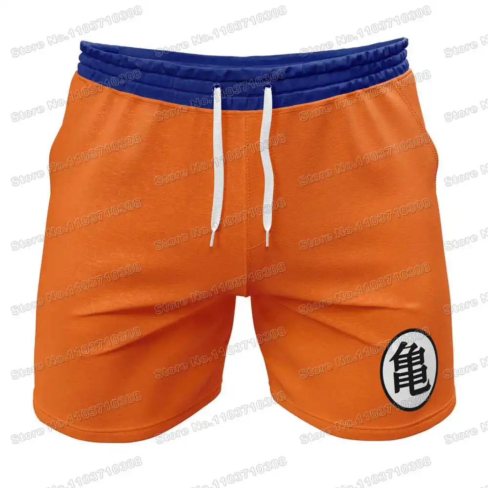 Wu Kong Anime Rash Guards Surfing Jersey Beach Shirts Swimwear Diving Gym Shorts MMA BJJ Men Jiu Jitsu Fitness Sets