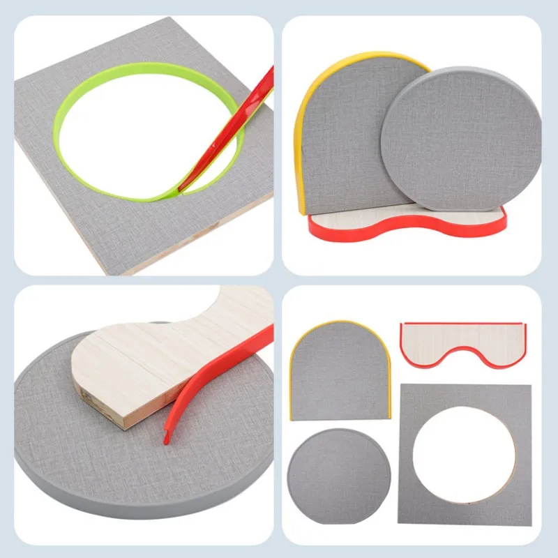 5M U-shaped Edge Banding Self-Adhesive Edge Banding Tape TPE Rubber Wood Board Chair Table Protector Cover Furniture Decoration