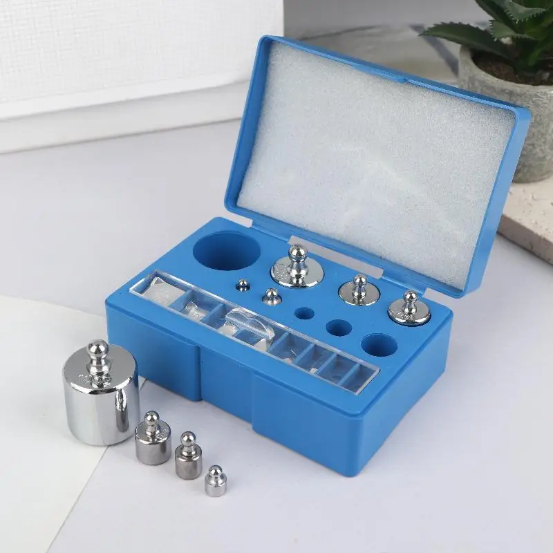 17Pcs 10mg-100g Precision Digital Scale Calibration Weight Set Weighting Tools 100g 50g 20g 10g 5g 2g 1g 1000mg Tablet Code