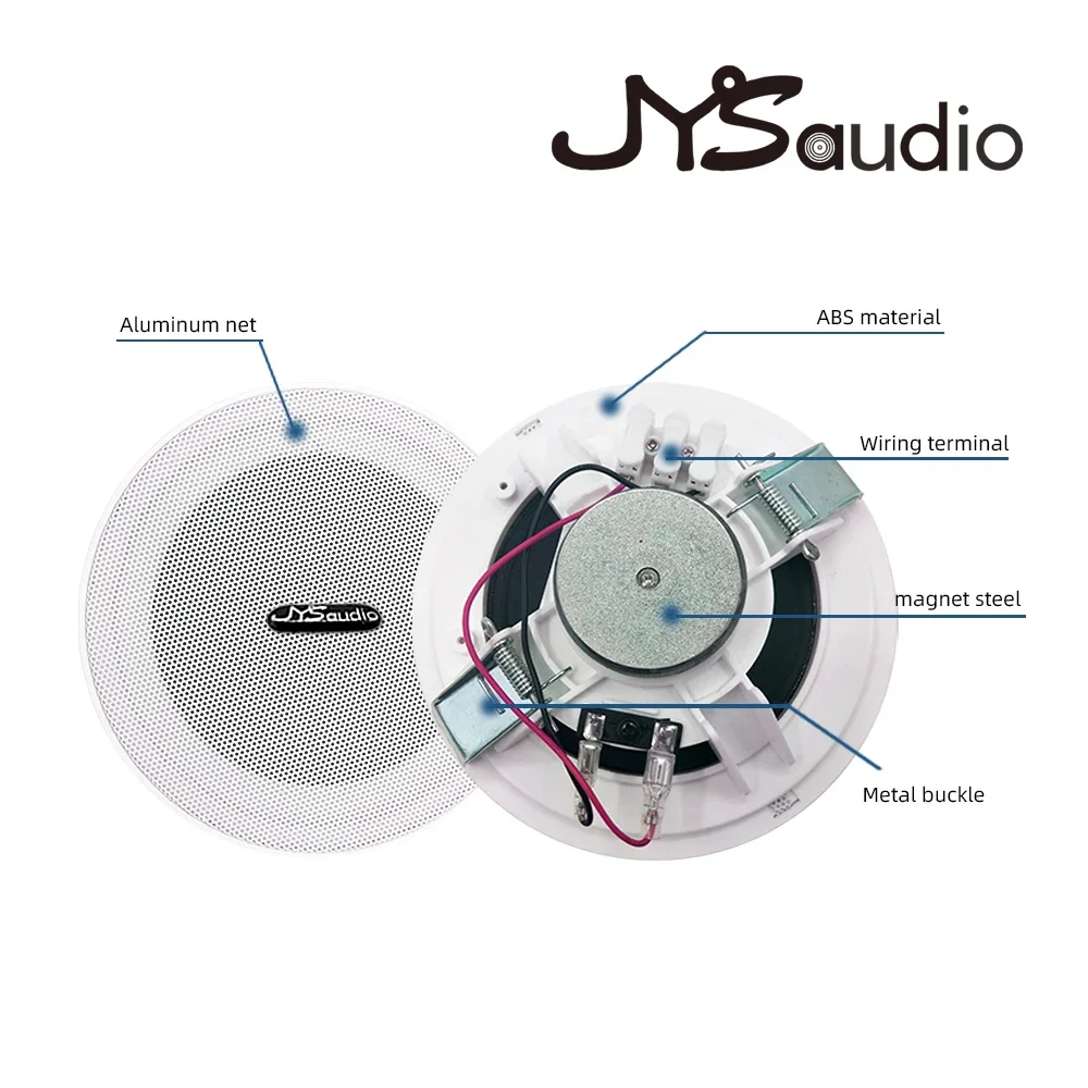 Imagem -06 - Amplificador de Parede Inteligente com Kit Estéreo Mini Altifalante de Teto Wifi Bluetooth Android Amplificador Digital Home Theater Sistema de Som 10