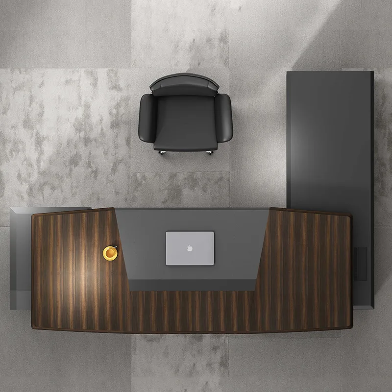 Desk boss table president table high-end light luxury manager supervisor modern simple office desk