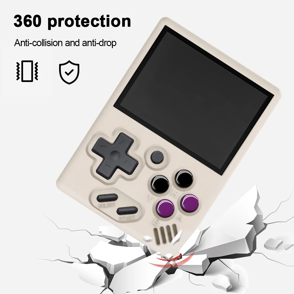 Shockproof Soft Silicone Case for Miyoo Mini/Miyoo Mini Plus Game Console Skin Drop-proof EVA Protective Cover Game Accessories
