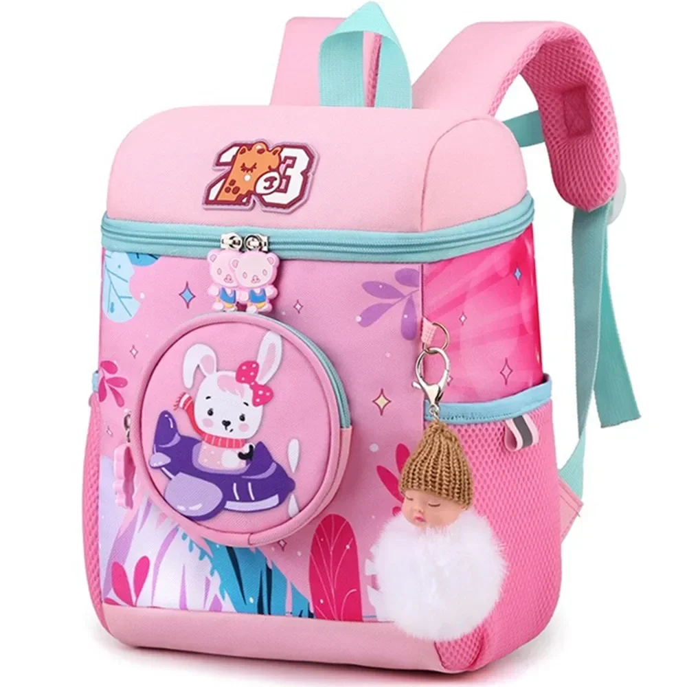Genuine Multicolor Ergonomic Elementary School Bag Books Child Backpack Girls Boy Class Grade 1-3 Schoolbag Handbag Reflective