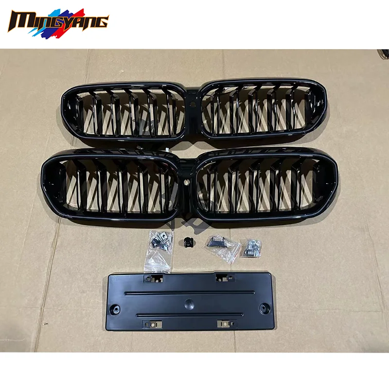 New arrival 2023 style 5 Series G30 grill car grille with light For BMW G30 Lci car grills