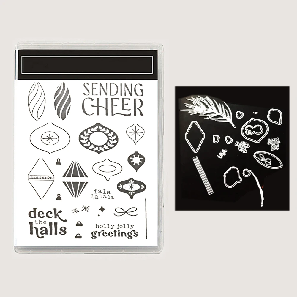 August 2026 Neue Metallstanzformen und -stempel und Heißfolien für Halloween und Weihnachten für DIY-Scrapbooking, Grußkarten-Dekoration, handgemachte Karten