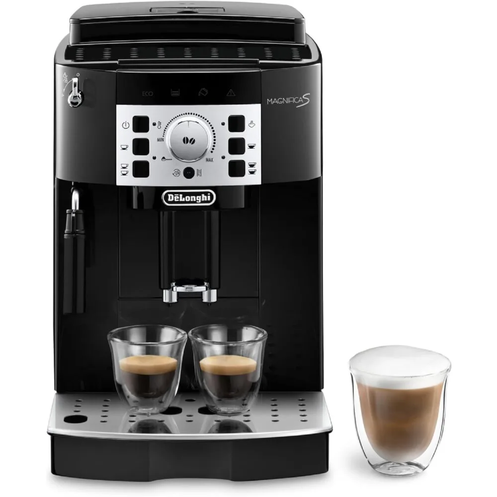 

Magnifica S ECAM22.110.B, Coffee Maker with with Milk Frother, Automatic Espresso Machine with 2 Hot Coffee Drinks Recipes