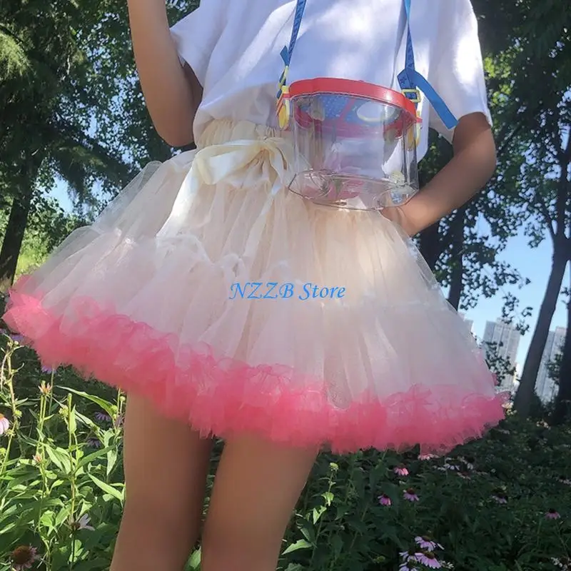 T21F bez kości halka z miękkiego tiulu na idealną krótką spódniczkę cosplay spódnice na imprezę tematyczną