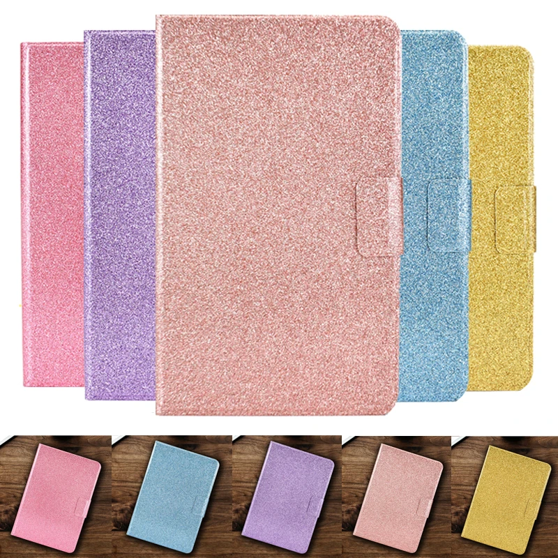 Shiny Glitter Tablet Case For Samsung Galaxy Tab A7 Lite 8.7 2021 Cover Magnetic Wallet For Galaxy Tab A7 Lite Case T220 T225