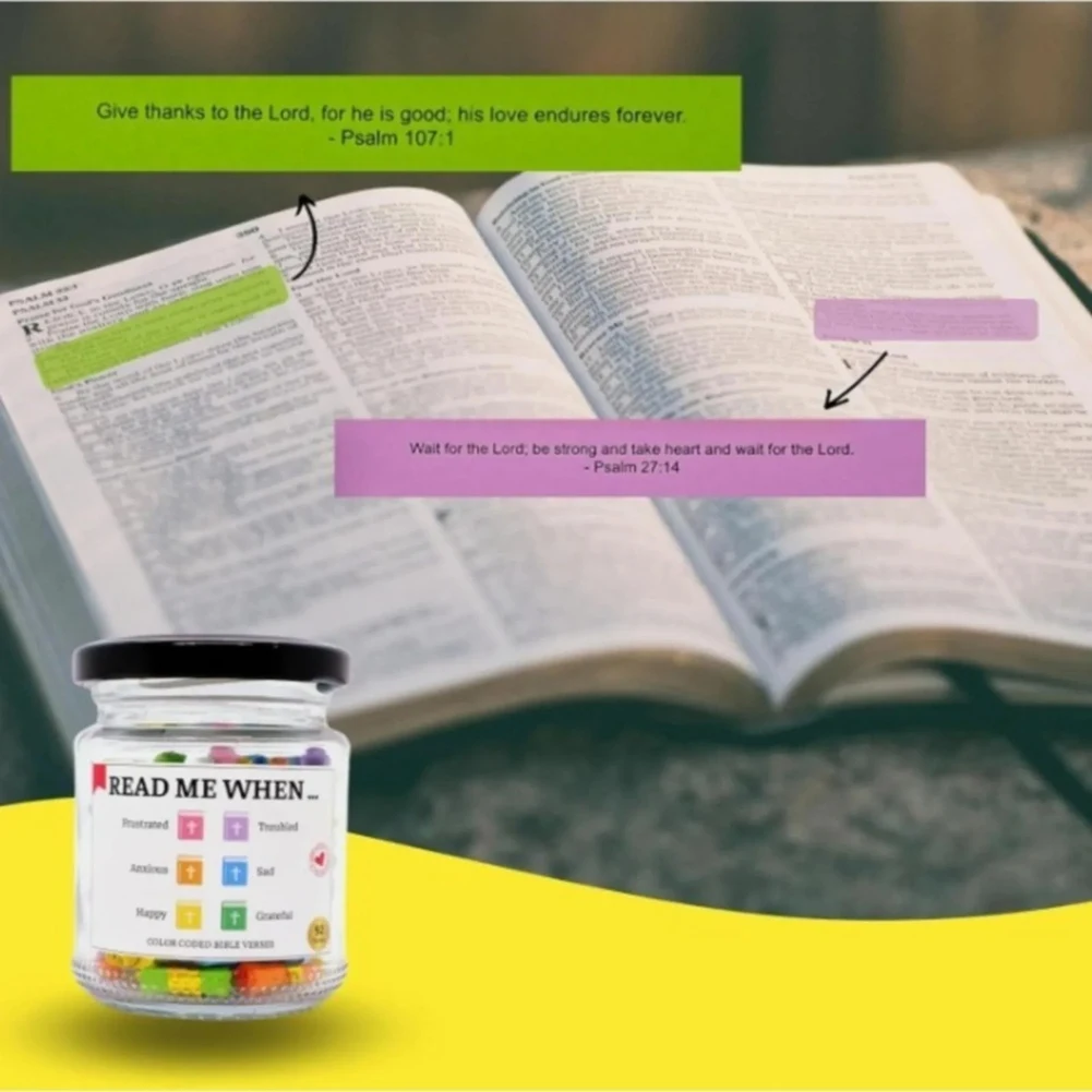 ABUP-Painted Mason Holiday Garden Statues Outdoor Read Me When Verses Jar Verse Jar Prayer Jar Verses Blessings Jar