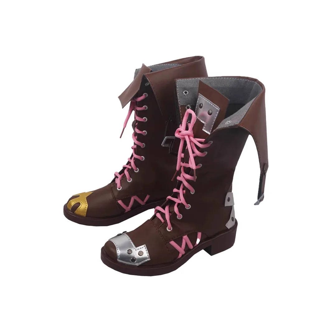 غامض جامعة الأساطير Jinx تأثيري أحذية منتصف العجل الأحذية هالوين حفلة تنكرية كرنفال أداء زي حفلة الدعائم