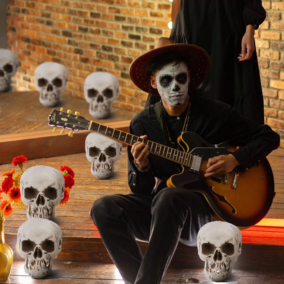 

Декор Хэллоуин Искусственная Кость Легкий Пластиковый Настольный Орнамент Для Вечеринки Маскарад Украшения Хэллоуин Реквизит Вечеринка