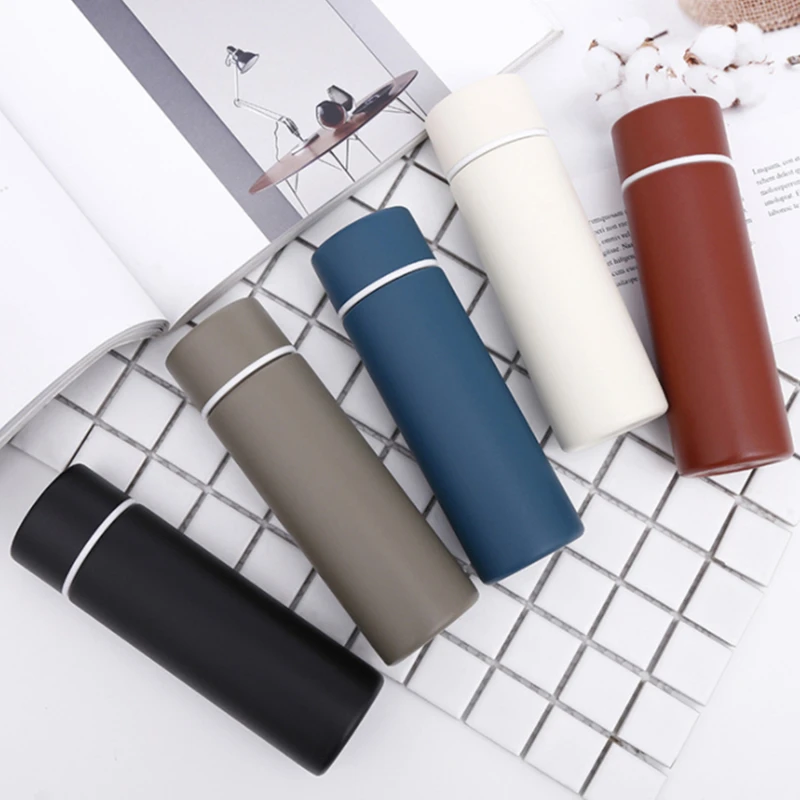 150ml Mini Stainless Steel Insulated Cup Smart Water Bottle Thermoses Coffee Cup Christmas Gifts Travel Insulated Bottle