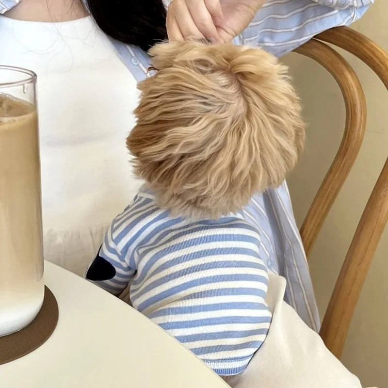πΆπ€ Keep your pup cool and stylish this summer! This fashionable black striped dog vest 4