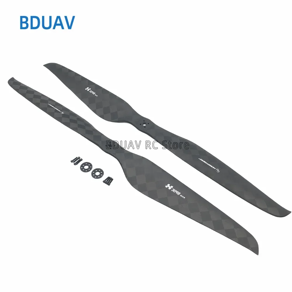 Hobbywing -3098 CW CCW carbon fiber propeller, 60A motor, 12S integrated power regulation for H8M 8108 85KV power system