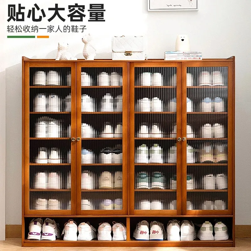 Save Space Shoe Cabinet Household Door Multi-layer Shoe Rack Simple Dustproof Entrance Storage Shoe Rack