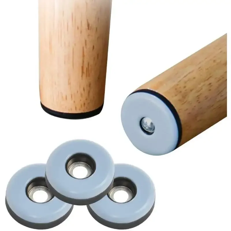 Almohadillas deslizantes para muebles, deslizadores reutilizables para muebles con tornillos, alfombrilla para pata de silla y mesa, Protector de suelo para alfombra, azulejo, madera dura, 8 Uds.