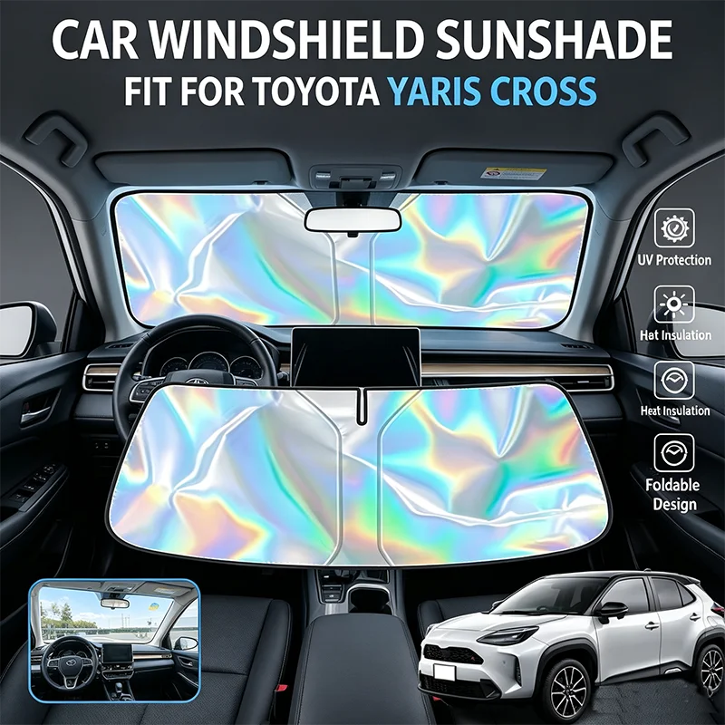For Toyota Yaris Cross XP210 2020-2026 Car Windshield Sun Shade UV Reflective Sun Visor Protection Cover