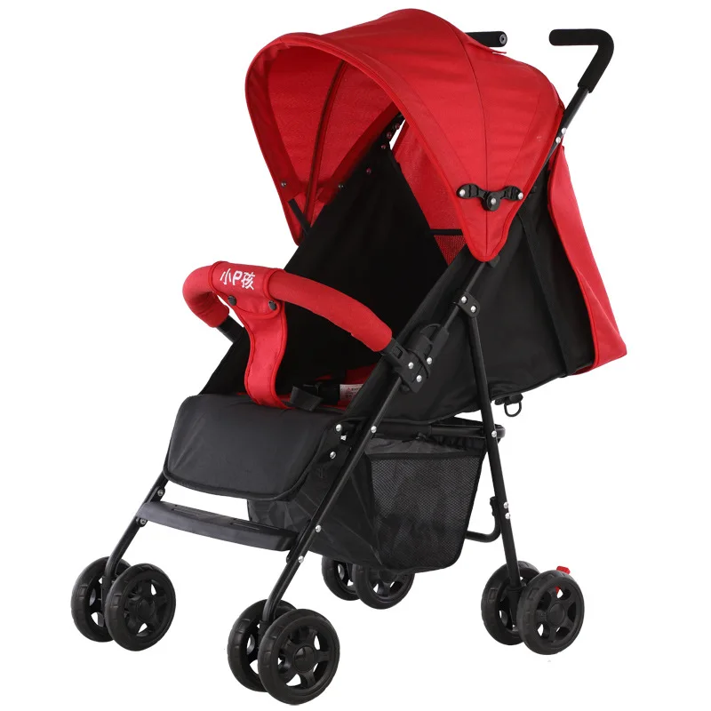 Lightweight Widening and Lengthening Stroller Can Sit and Lie Folding Stroller Four Seasons Universal Baby Stroller