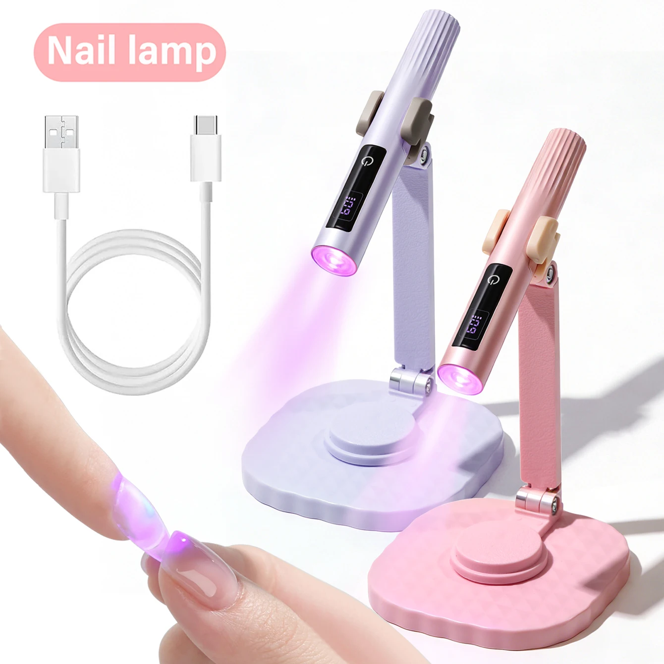 mini-lampada-uv-portatil-para-unhas-com-suporte-luz-uv-portatil-com-display-para-unhas-de-gel-secador-de-unhas-usb-recarregavel