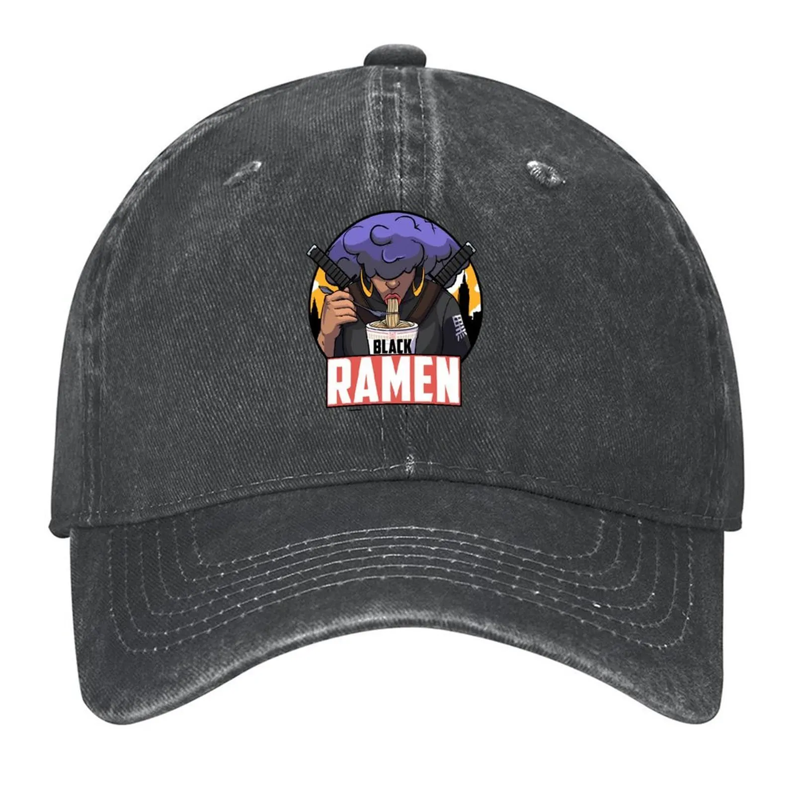 

Black Ramen Drip Baseball Cap Hat Baseball Cap Winter hat Dropshipping Trucker Cap Men's Hats Women's