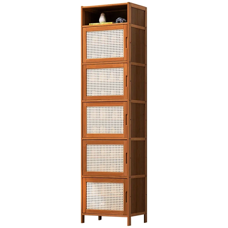 Organizer Shelf Entryway Shoe Rack Multi Layer Small Household Minimalist Bamboo Shoe Cabinets Narrow Armario Zapatero Furniture