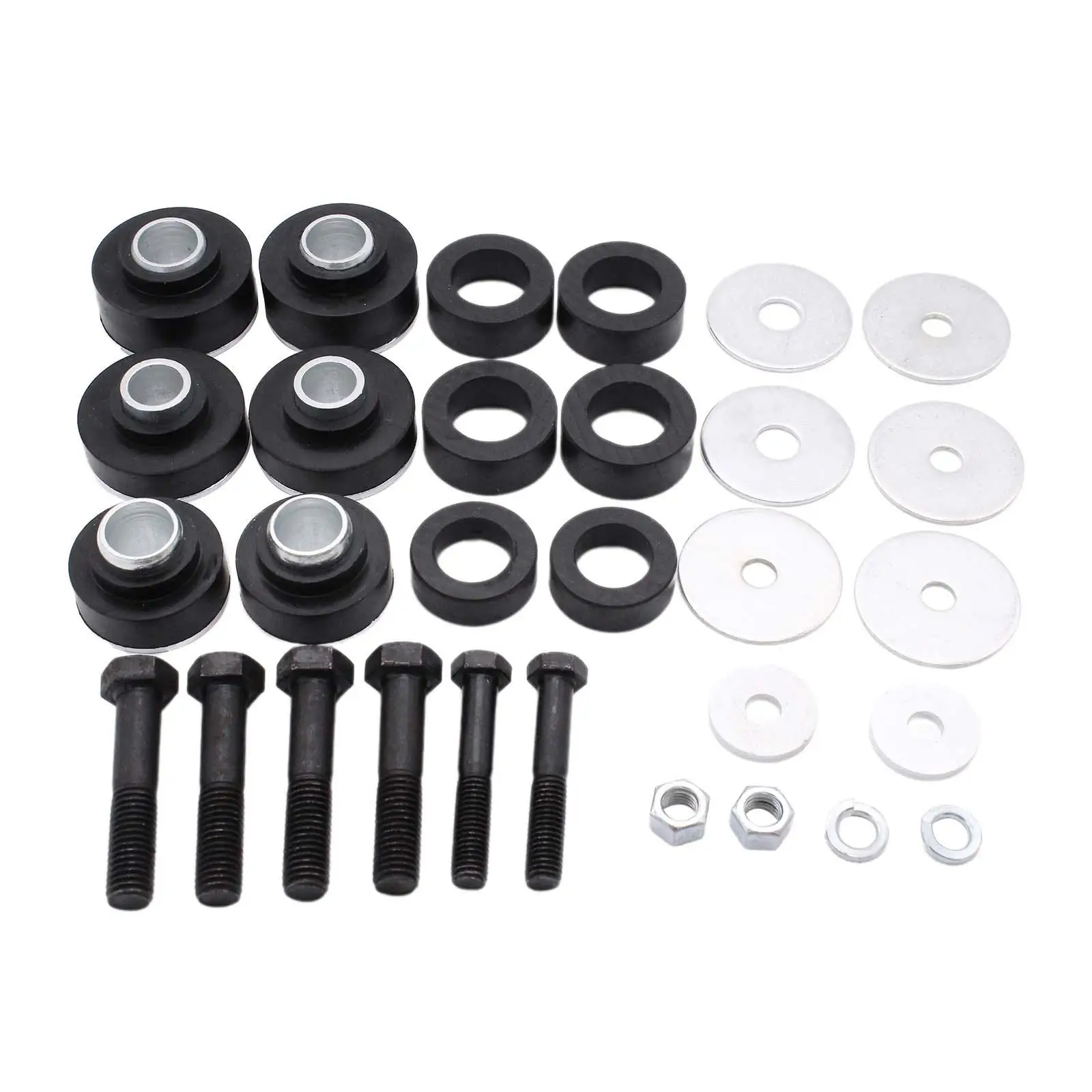 Subframe Body Mount Bushing Kit Steel Sleeves Replacement for Pontiac 1967-1972 Professional Spare Parts Accessories Sturdy